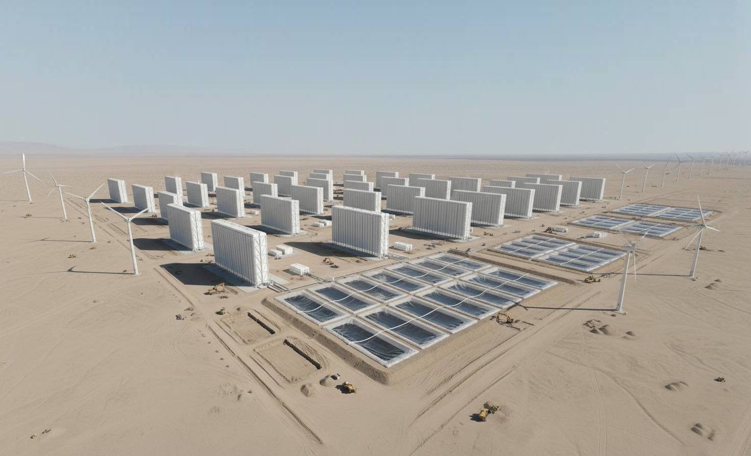 Solar regeneration field concept